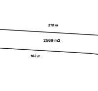 A plot of land with an area of 2569 m² for residential purposes in Bodovce.