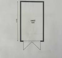 Floor plan of a garage with dimensions 3.20 x 4.99 meters, labeled 16.00.