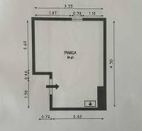 Design of the basement layout in a 3-room apartment, important dimensions and layout.