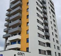 High-rise building with the sign 