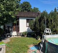 Garden with a swimming pool and garden cottage on Brezová Street in Bratislava - Vrakuňa, Residential plots.