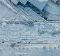 Snow-covered lands - housing in Raková, including the high voltage protection zone.