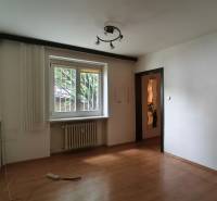 Empty room with wooden floor and window, in the office.