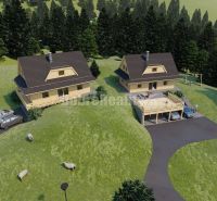 Two houses on plots - living, surrounded by forest in Kremnické Bane.