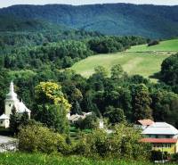 Unique properties in the village of Výrava surrounded by green hills and dense forest.