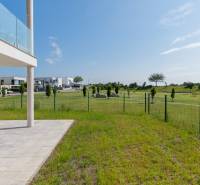 Terrace of a 4-room apartment in Kittsee, Am Seepark with a view of greenery.