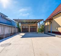 Concrete area at the family house on Sklárska Street in Lednické Rovne.