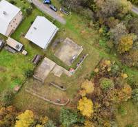 Aerial view of properties - housing in Bacúch surrounded by trees and greenery.