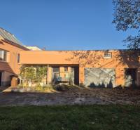 A family house on Kpt. Nálepku Street in Trebišov with a garage and a green yard.