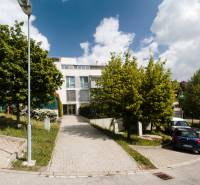 A building surrounded by greenery on Eleventh Street in Bratislava - Nové Mesto.