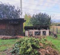 Exterior in Göncruszke with residential land, featuring recreational greenery and shelters.