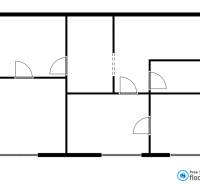 The floor plan shows five rooms including the hallway on Štúrova Street, Family House.