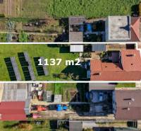 Aerial view of a property with a family house on Južná in Veľké Orvište.