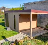 Garden gazebo at the family house on Južná Street in Veľké Orvište.