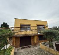 A family house on Jilemnického Street in Dvory nad Žitavou with a platform for climbing plants.
