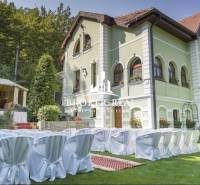 Exterior of hotels and guesthouses in Košice - North with a prepared space for events.