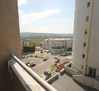 View from the balcony of a one-bedroom apartment on Kresánkova Street in Bratislava Karlova Ves.
