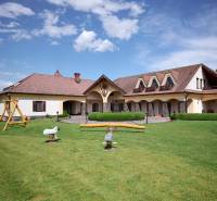 A villa on Parková Street in Hviezdoslavov with a spacious garden and swings.