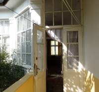 Entrance door to the family house on Hviezdoslavova Street in Piešťany.