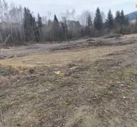 Building plot in Raková surrounded by trees, ready for new housing.