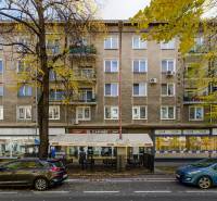 Building with a restaurant and terrace on Košická Street in Bratislava - Ružinov.