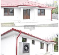 A family house in Závod with a light facade and a red roof, suitable for energy-efficient living.