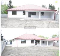 A family house in Závod with a red roof, spacious yard, and covered terrace.