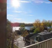 View of the river and street from the apartment on Floriánska in Bratislava - Old Town.