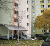 Apartment block on Korytnická Street, Bratislava - Podunajské Biskupice, surrounded by greenery.