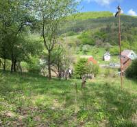 Beautiful natural scenery with a cottage, trees, and a picturesque village in the background of the valley.