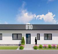 Family house in Čeľadice, residential land, with a landscaped garden and driveway.