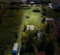 Aerial view of a plot in Nitra suitable for living with greenery.