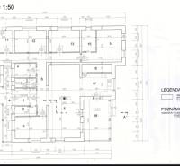 The floor plan of the first level for residential plots shows the layout of the rooms.