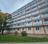 Apartment building with balconies, Československých parašutistov Street, Bratislava - Nové Mesto, studio apartment.
