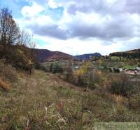 Autumn in the gardens of Hlboké nad Váhom with a view of the picturesque slopes and the village.