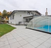 Family house in Domaniža with a terrace, swimming pool, and garden in a beautiful setting.