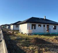 An unfinished family house on Vyšná Šebastová Street in Prešov under sunny weather.