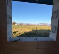 The view from the window in a family house in Vyšná Šebastová in Prešov.