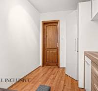 Interior of a family house with a wooden decor floor and wooden doors.