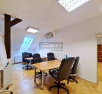 Offices with wood-patterned flooring and furniture in a cozy space.