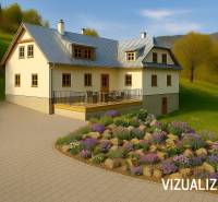 Family house in the nature of Banská Štiavnica on a plot - living with a landscaped garden.