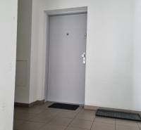 Anodized doors and tiles in a studio apartment.