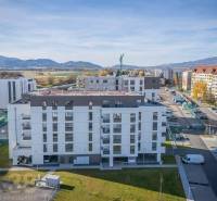 An apartment complex in Poprad offers views of 3-bedroom apartments in the vicinity of the mountains.