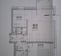 Floor plan of a 2-room apartment with room layout and dimensions.
