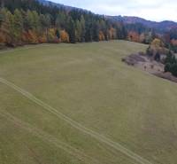 Mountain landscape with meadows and forests on recreational grounds in Lazy pod Makytou, Čertov.