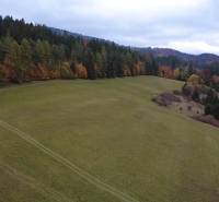 Hills with forest on Recreational grounds in Lazy pod Makytou, Čertov, during autumn.