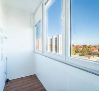 Enclosed loggia with a view of the city of Pezinok in a 3-room apartment on Svätoplukova.