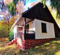 A cottage on Tále Street in Bystrá, surrounded by autumn trees and greenery.