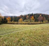 Autumn landscape on recreational grounds in Čertov, Lazy pod Makytou with the vibrant colors of the forest.