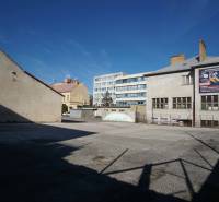 An industrial complex with buildings in Nové Zámky, suitable for residential land.